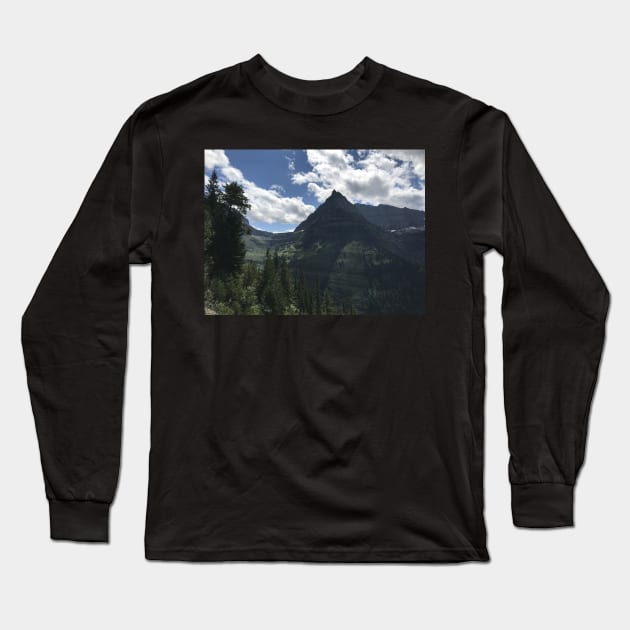 Dreamy Mountain Long Sleeve T-Shirt by Sparkleweather